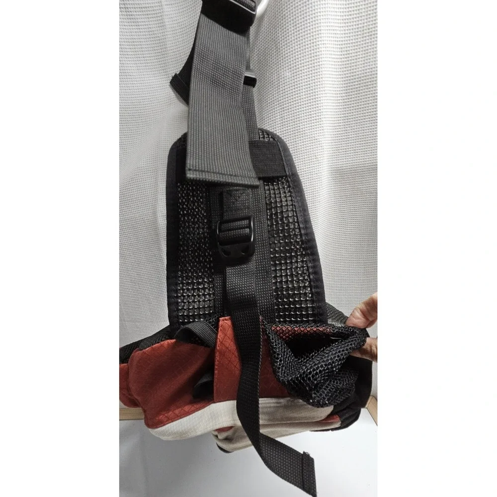 High Sierra Small Backpack in Cream, Rust and Black